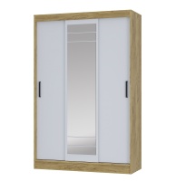 Шкаф-купе Тео ШКК-02 (Крафт-Белый)