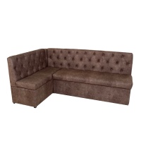 Кухонный угол Айриш СМ (Эмилия дарк браун левый)