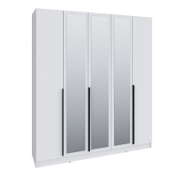 ТЭКС_Шкаф Мадрид (2,0) с зеркалом_белый