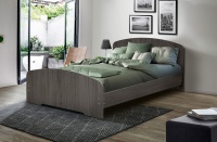 Кровать Домино 1400 (низкая ножная спинка) (Анкор светлый)