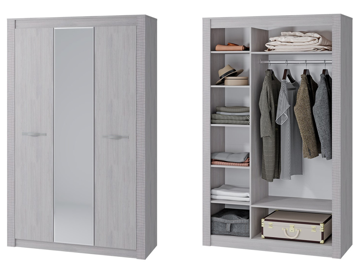 ШКАФ ТРЁХСТВОРЧАТЫЙ МОНАКО ШК-38