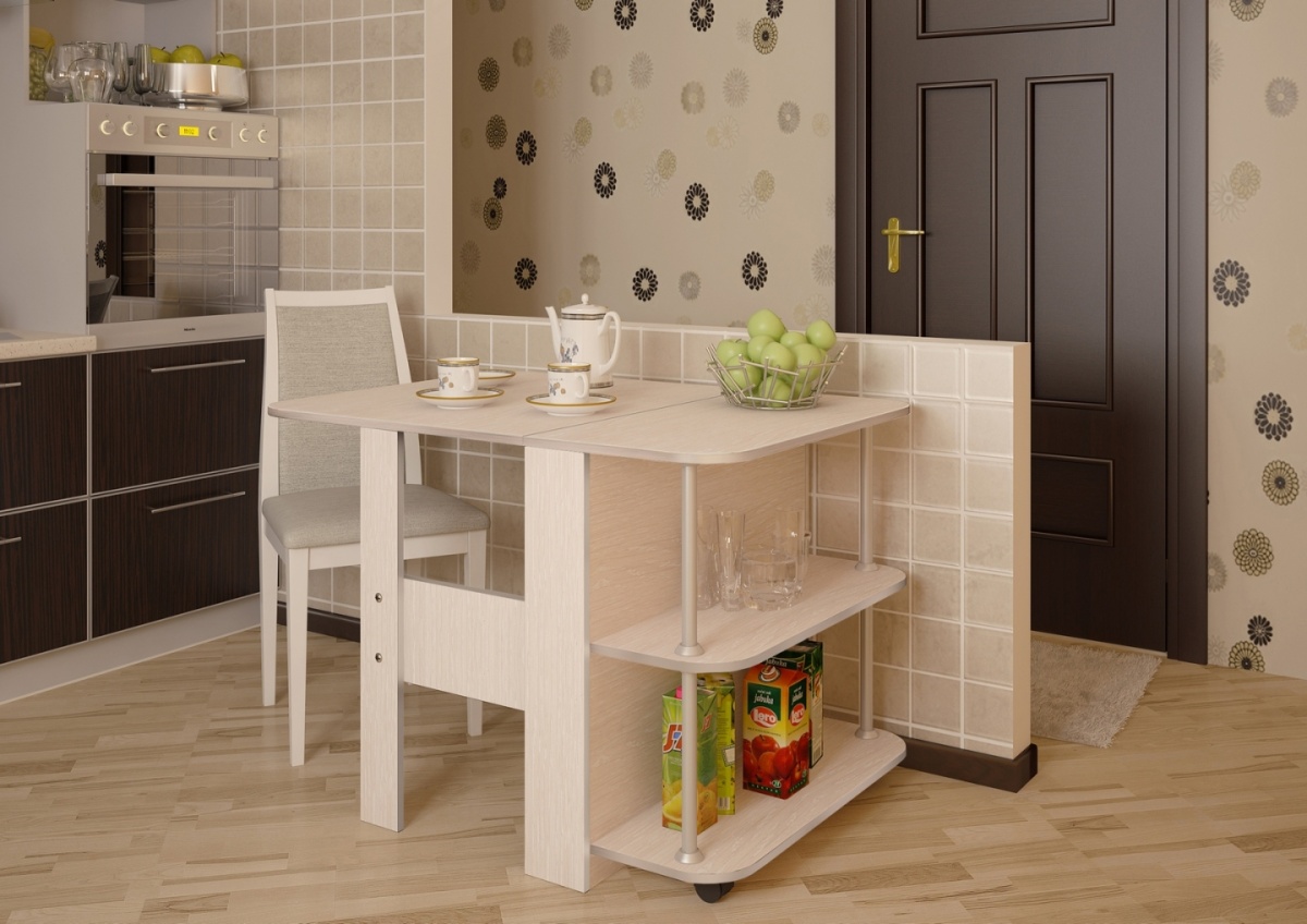 Стол-книга Бабочка в интерьере