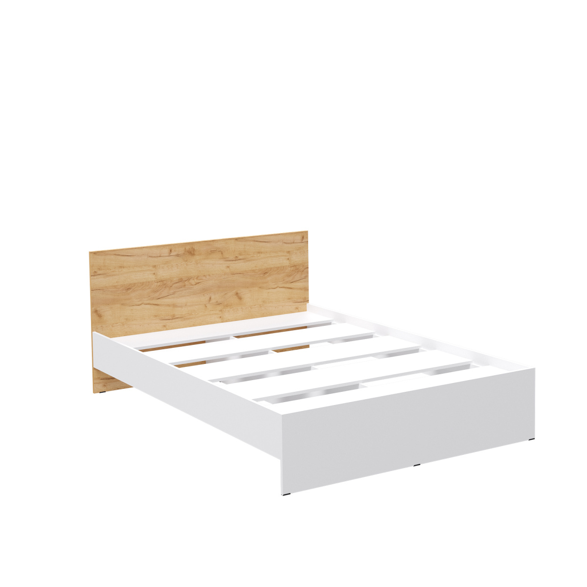 Кровать 1.4 Ронда Белый-Крафт