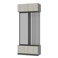 ПР-03-графит-дуб-крафт-белый-закрыт