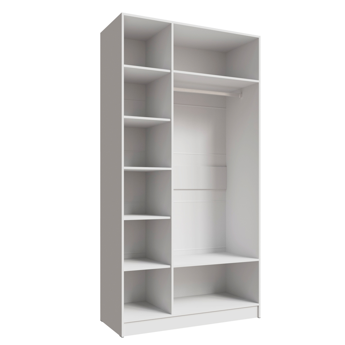 ТЭКС_Шкаф Мадрид (1,2) без зеркала_наполнение_белый