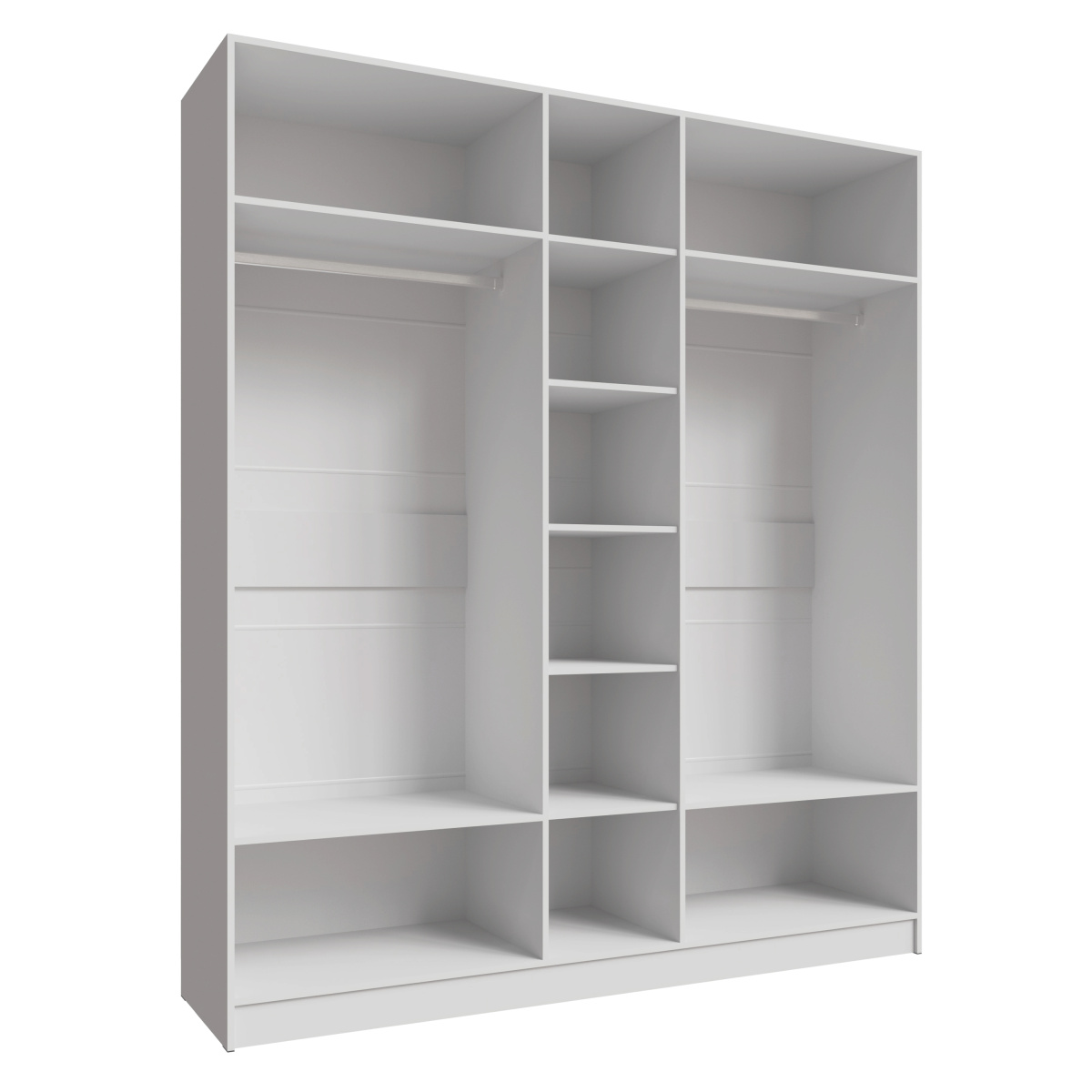 ТЭКС_Шкаф Мадрид (2,0) без зеркала_наполнение_Ателье светлое_белый